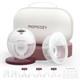 Momcozy M5 Double Breast Pump Handsfree Wearable Electric Portable Battery Grey