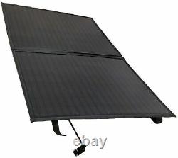 Monocrystalline 100W folding solar panel Kit cables bag Lightweight