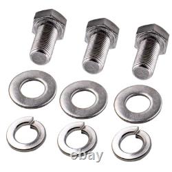 Motors Sbc 350 Block For Chevy Stainless Steel Engine Bolt Kit Brand New