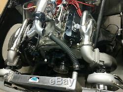 NEW Big Block Chevy Twin Turbo kit BBC 366 396 402 427 454 Package Huge Headers