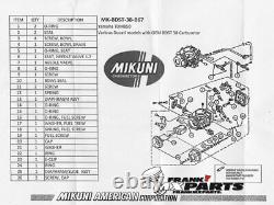 NEW Rebuild kit Mikuni BDST 38 carburetor Ducati 600 750 900 SuperSport Monster