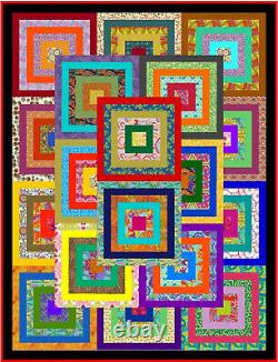 NEW UTOPIA Pre-cut Quilt Kit All Sizes by Quilt-Addicts Free Postage