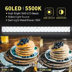 Neewer 3-Pack LED Video Lighting Kit LED Light 5500K with Stand and Carrying Bag