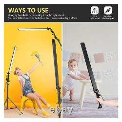 Neewer 3-Pack LED Video Lighting Kit LED Light 5500K with Stand and Carrying Bag