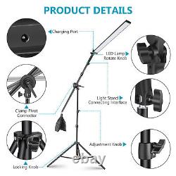 Neewer 3-Pack LED Video Lighting Kit LED Light 5500K with Stand and Carrying Bag