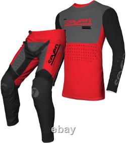 New 2024 Seven Race Kit Suit Vox Aperture Flo Red MX Motocross Off Road Mtb
