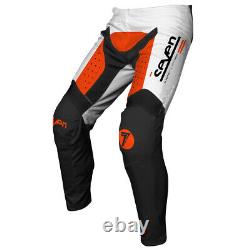 New 2024 Seven Race Kit Suit Vox Aperture White Orange MX Motocross Off Road Mtb