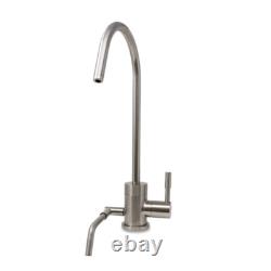 New Alkaline Satin /Nickel Faucet Dual tap, Kangen with Installation Kit