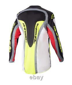 New Alpinestars 2023 Fluid Agent Race Kit Suit Black Mars Red Yellow Motocross