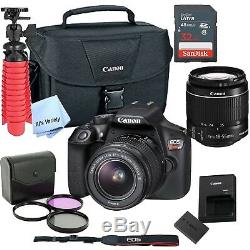 New Canon Rebel T6 SLR Camera Premium Kit with 18-55 Lens, bag, SD Card