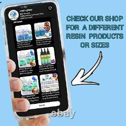 New Epoxy Resin Kit 4L 128oz 11 Crystal Clear Craft Casting Art Coating Wood