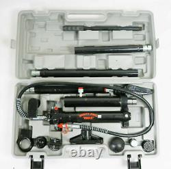 New Hydraulic 10 Ton Porta Power Auto Car Body Repair Kit