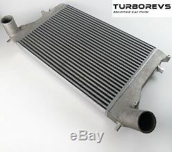 New Large Upgraded Alloy Front Mount Intercooler Kit For Audi A3 Vw Golf Passat