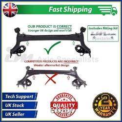 New Rear Axle Subframe Beam for Volkswagen VW Fox Polo 01- +FITTING KIT