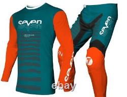 New Seven MX Vox Surge MX Motocross Kit Teal Orange Sale