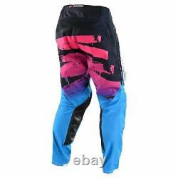 New Troy Lee Designs Tld Gp Youth Le Race Kit Brushed Navy Cyan Pink Kids MX Ltd