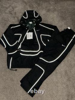 Nike x Corteiz NRG reflective tracksuit size medium black