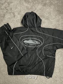 Nike x Corteiz NRG reflective tracksuit size medium black