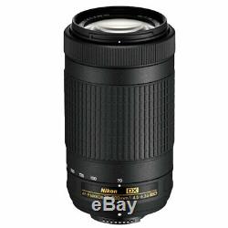 Nikon AF-P DX NIKKOR 70-300mm f/4.5-6.3G ED Lens Kit for Nikon DSLR Cameras