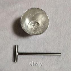 Nosaku Hammer Kit Sake Cup Set Pewter Traditional Sakeware from japan Brand New