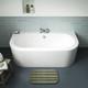 Nuie Shingle Back To Wall Double Ended Bath & Panel Acrylic Bathroom 1700 X 750