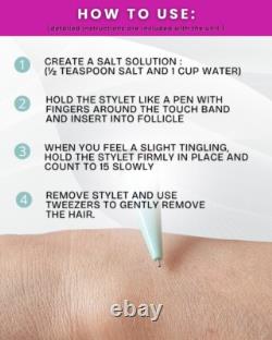 ONE TOUCH / Clean & Easy Home Electrolysis Kit Machine Hair Remover + Stylet Pen
