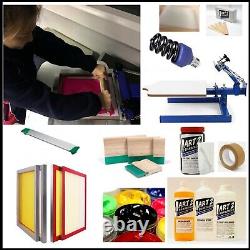 One Colour Mega Screen Printing Kit 1 Colour Press Kit Work From Home Package