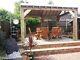 Open Sided Wooden Garden Shelter, Gazebo, Hot Tub Timber Canopy Kit 4.6m X 3m
