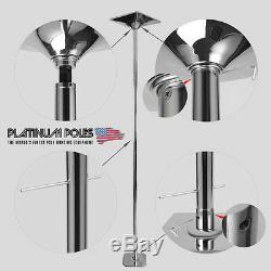 PLATINUM POLES 45mm Professional Spinning Pole Dancing Pole Sport / Fitness