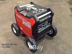 PREDATOR 3500 WATT GENERATOR ALLTERRAIN 10 PNEUMATIC WHEEL KIT with LOCKING HUB