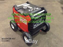 PREDATOR 3500 WATT GENERATOR ALLTERRAIN 10 PNEUMATIC WHEEL KIT with LOCKING HUB