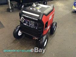 PREDATOR 3500 WATT GENERATOR ALLTERRAIN 10 PNEUMATIC WHEEL KIT with LOCKING HUB