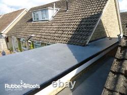 PREMIUM RUBBER ROOF KIT FOR FLAT ROOFS, INCLUDES 1.5mm EPDM MEMBRANE & ADHESIVES