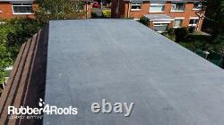 PREMIUM RUBBER ROOF KIT FOR FLAT ROOFS, INCLUDES 1.5mm EPDM MEMBRANE & ADHESIVES