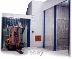 PVC Strip Curtain / Pedestrian / Industrial Door Kit 3.5m (w) x 3m (d) 200 x 2