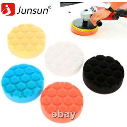 Pad Buffer Waxing Buffing Polishing Sponge 5pcs 6in 150mm Car Polisher Pads Kit