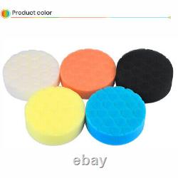 Pad Buffer Waxing Buffing Polishing Sponge 5pcs 6in 150mm Car Polisher Pads Kit