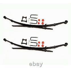 Pair of Rear Leaf Springs With Kits For Nissan Navara D40 2.5TD 5/2005ON (3+1)