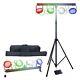 Partybar V2 Led Parbar Kit With Bag, Stand And Foot Controller Dmx Stage