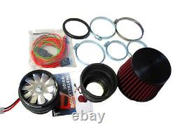 Performance Electric Air Intake Supercharger Fan Motor Kit Fit For Toyota