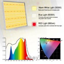 Phlizon 1500W 2000W 600W LED Grow Light Full Spectrum Hydroponics Veg Bloom Lamp