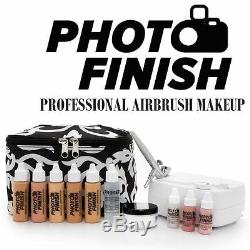 Photo Finish Professional Airbrush Makeup System, kit /Fair to Medium Luminous