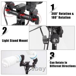Photography Umbrella Kit 150W Daylight Bulb Light Stand E27 Bulb Holder