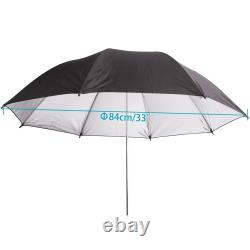 Photography Umbrella Kit 150W Daylight Bulb Light Stand E27 Bulb Holder