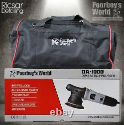 Poorboys 1000W Dual Action Polishing Machine Kit-Pads & Compound Included