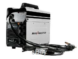 Portable Gasless MIG Welder 130 Amp Auto Flux Wire Feed Welding Machine 240V Kit