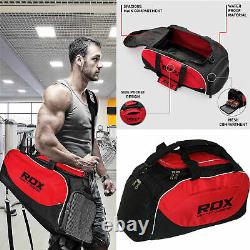 RDX Gym Sports Kit Bag Holdall Backpack Duffle Fitness Training Travel Rucksack