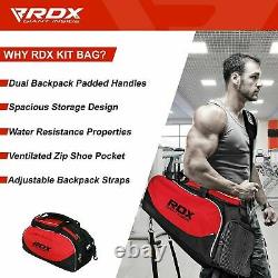 RDX Gym Sports Kit Bag Holdall Backpack Duffle Fitness Training Travel Rucksack