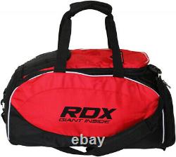 RDX Gym Sports Kit Bag Holdall Backpack Duffle Fitness Training Travel Rucksack