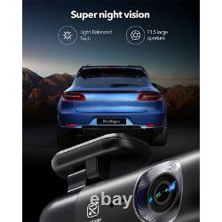 REDTIGER F9 Dash Cam 4K Front and Rear Dash Camera WiFi GPS with Hardwire Kit